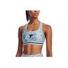 Under Armour Project Rock Johnson Medium Support Sports Bra Women underwear Blue 1371365-478