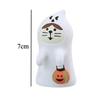 Cute Cat Halloween Concert Miniatures Funny Ghost Figurines Kawaii Shiba Vampire Magic Pumpkin Miniatures DIY Home Decoration
