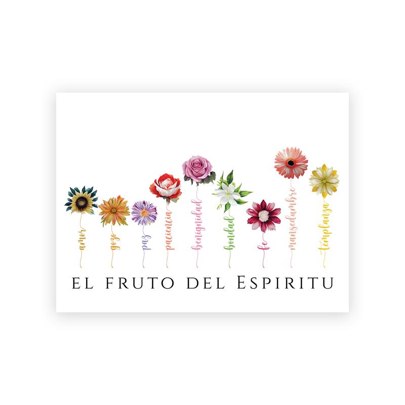 Versete Biblice Imprimate Versiune Spaniolă Citatul Duhului lui Dumnezeu Poster Espanol Artă de Perete Religioasă Pictură pe Pânză Decor Creștin