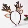 Sequins Reindeer Antler Hairband Hair Hoop Cosplay Headdress Christmas Dress Up Hair Accessory Prop 2025 Christmas Decoration