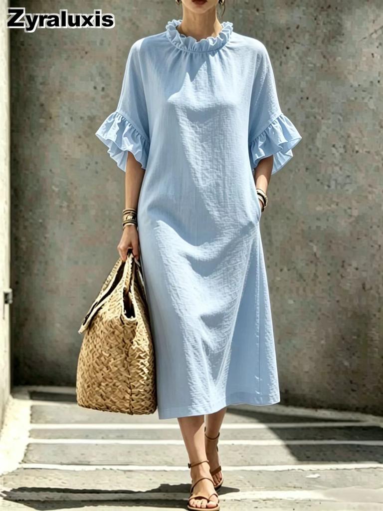 Summer New Fashion Casual Large Size Women's Dress