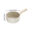 Milk Pan Butter Warmer Cookware Anti Scale Handle Infant Breakfast Pot Small Saucepan for Apartment