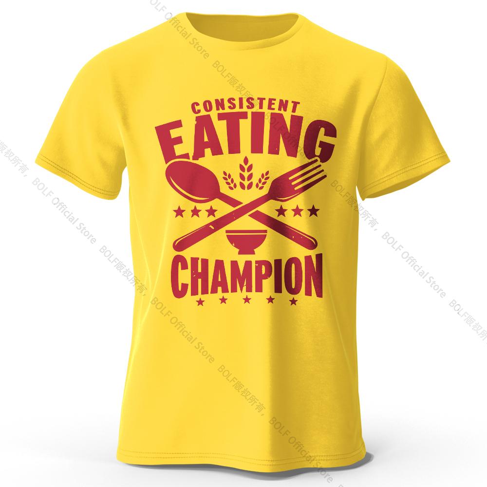 Men's Printed T-Shirt 100% Cotton Oversized Bold Graphic Tees for Women Summer Tops Foodie Streetwear