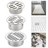 Multipurpose Sturdy Stainless Steel Floor Shower Drain with Electroplated for Odor Prevention Efficient Water Flows