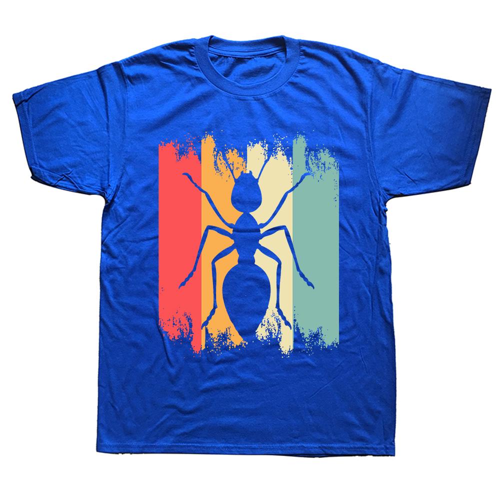 Funny Types of Ants Science Bug T Shirts Summer Cotton Streetwear Short Sleeve Ant Keeper Farm Gifts T-shirt Mens Clothing