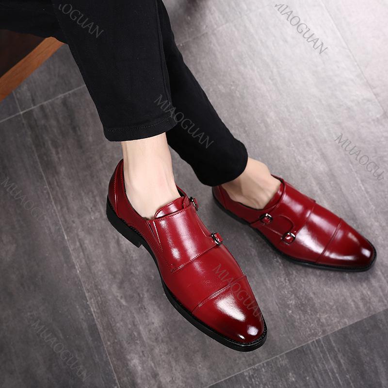 Fashion Formal Office Men Dress Shoes New Classic Designer Oxfords Footwear For Wedding Party Business Flat Shoes Men's Loafers
