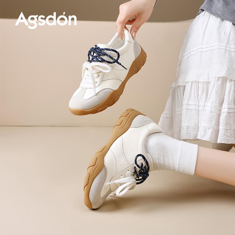 Augustine ballet training shoes women's 2025 new autumn and winter platform Forrest Gump casual sports shoes lightweight white shoes