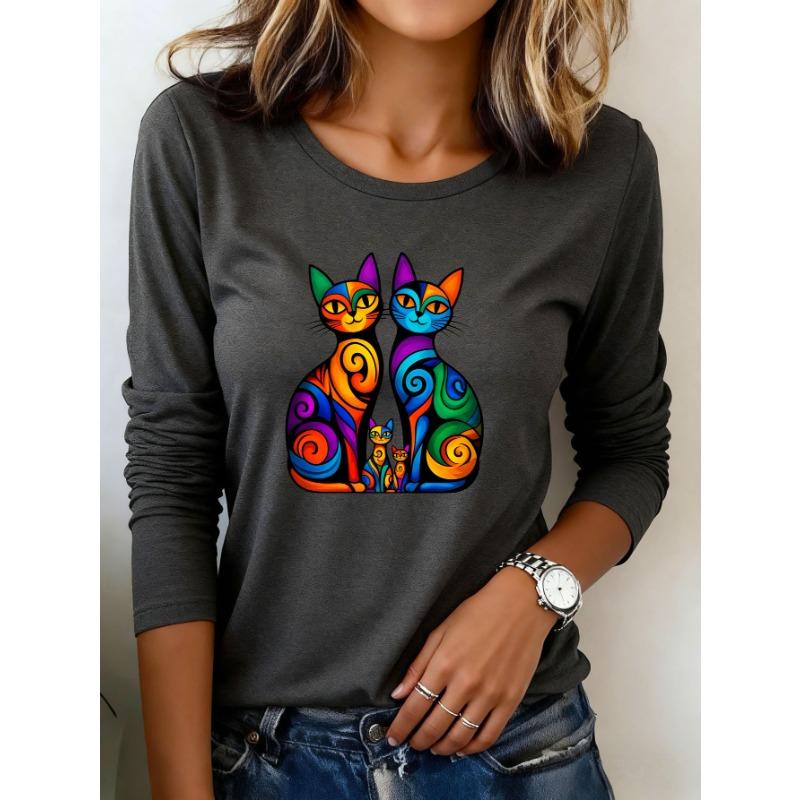 Women s long sleeved casual T-shirt S