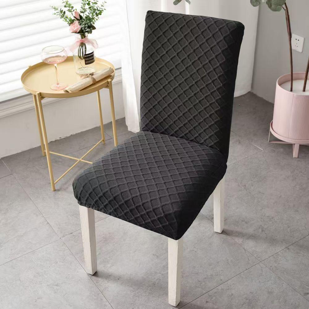 Roztažitelný žakárový potah na židli, Pružný potah na židli, Prachotěsný, Jednobarevný, Dekorace interiéru, Kancelář, Nejlevnější