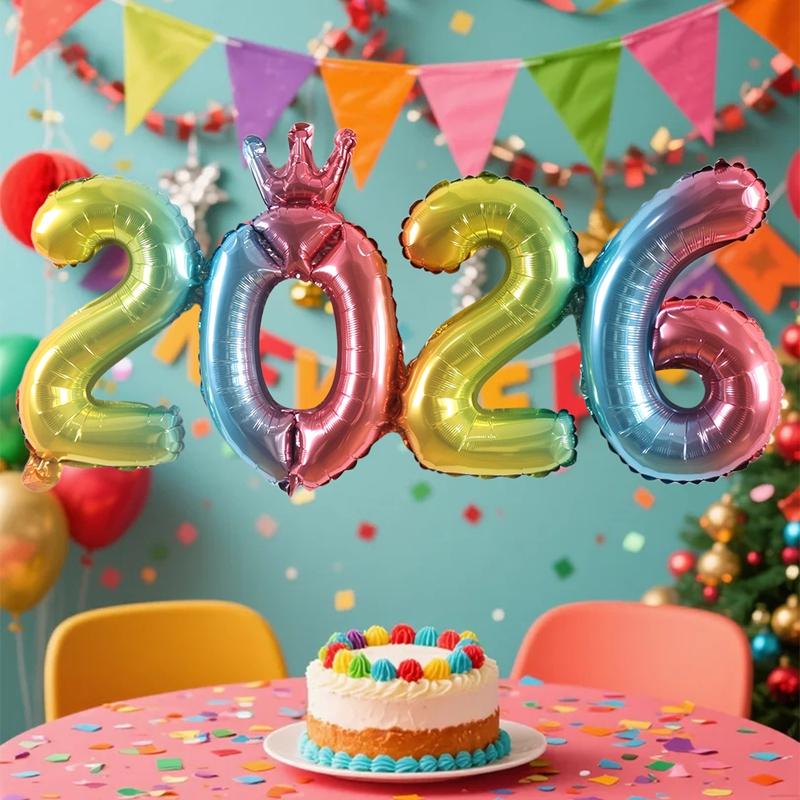 Christmas Latex Balloons Santa Claus Snowman New Year 2026 Balloon Confetti Baloon For Xmas Party Supplies Christmas Decor 2026