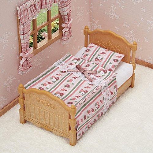 Sylvanian Families Furniture [Single Bed] Ka-523 ST Mark Certification For Ages 3 and Up Toy Dollhouse Sylvanian Families EPOCH