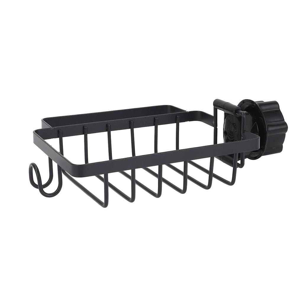 Kitchen Sink Faucet Organizer Carbon Steel Multi Function Drainage Faucet Drain Rack for 2.2 To