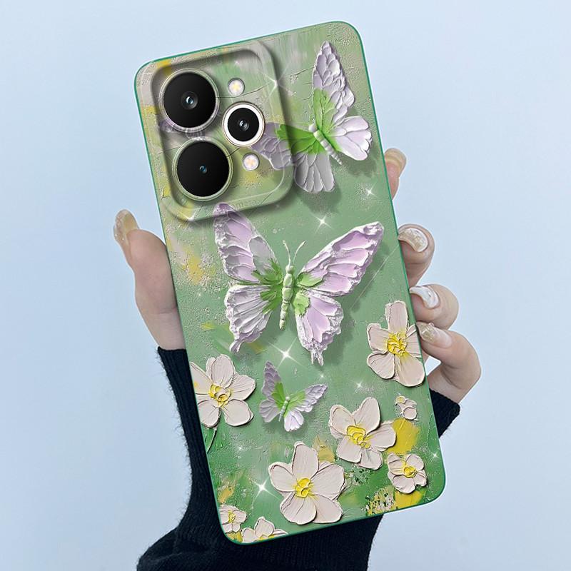 For Realme 15 Pro 5G Phone Case Cute Panda Girl Cats Liquid Silicone Soft Back Cover For Realme15 15Pro High Quality Phone Shell