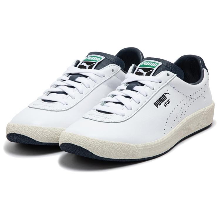 Puma Star Og Premium Comfortable Casual Low-Top Sneakers Unisex Sneakers White Blue 399485-01