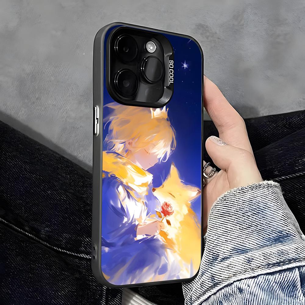 The Little P-Prince Phone Case For IPhone 17 Pro Max 16 Pro Max 15 14 13 11 12 Mini Xs X Xr 7 8 Plus Se Color Silver Cover