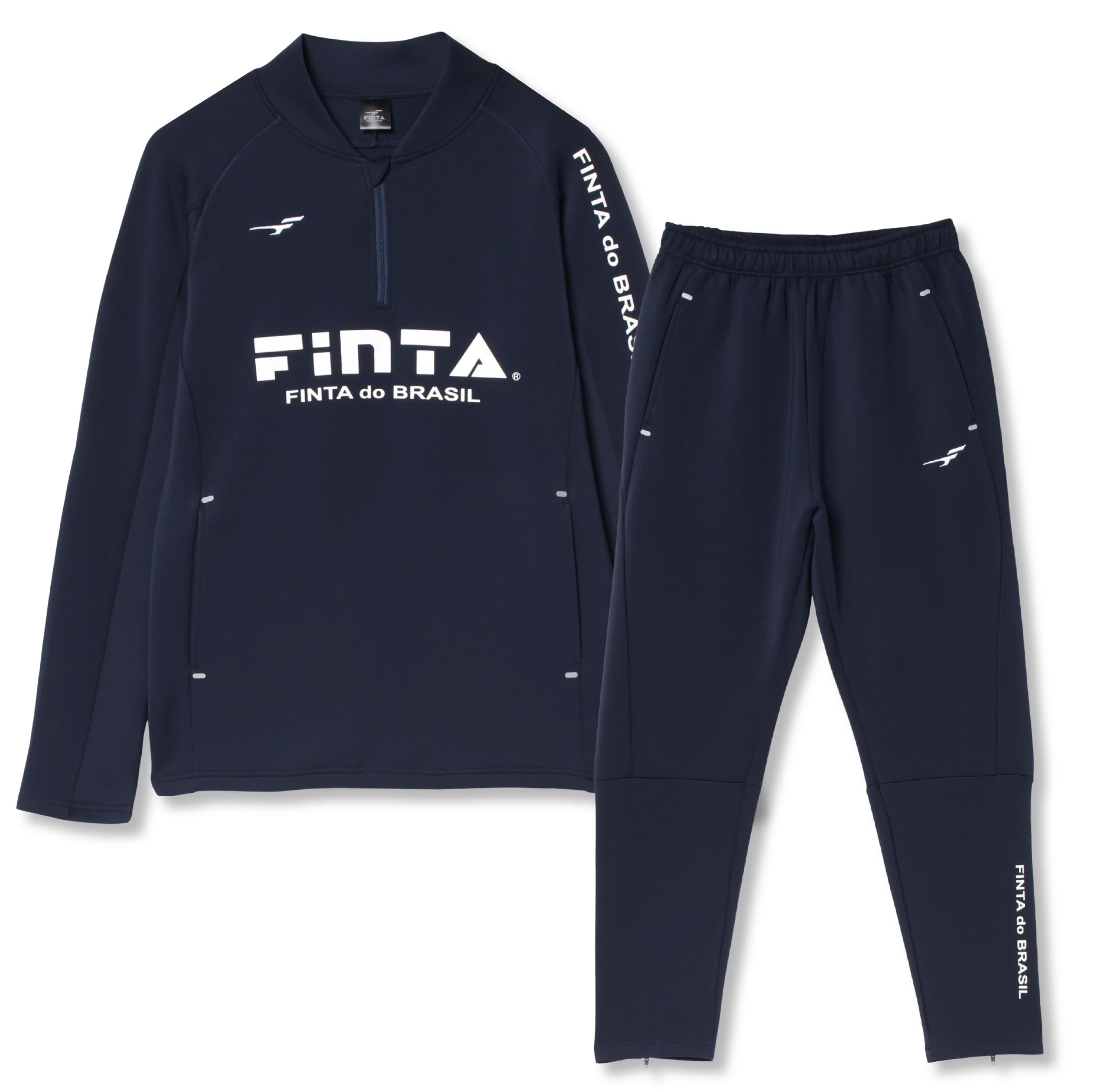 

FINTA Men s Soccer Half-Zip Jersey Set (FT7814 (1100) Navy, Size M)
