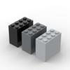 MOC 1 PEZZO 30144 Mattoncini 2x4x3 Kit Mattoncini Casa Castello Compatibile Assembla Particelle Idea Giocattoli Fai da te Regali di Compleanno per Bambini
