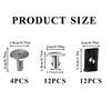28PCS Lower Engine Cover Pin Screws & Splash Shield Clips,Radiator Access Cover Pin Clips,Skid Plate Bolts,Engine Splash Shield Bolt Screw Fastener