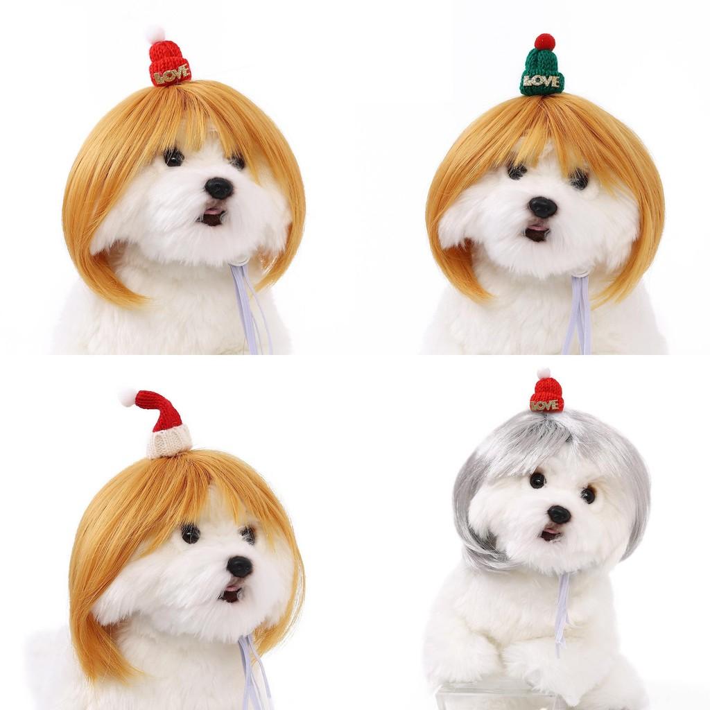 Adorable Pet Wig For Dogs And Cats With Colorful Options For Halloween And Christmas