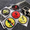 1 pièce Emblème Ferrari Badges de Voiture Décoratifs Autocollants Autocollant en Caoutchouc Souple Autocollant Personnalisé Protection Anti-Rayures Accessoires de Style