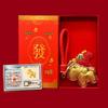 Pure Gold 999 Year of the Horse Keychain Set - Instant Wealth Bag Charm Gift Pendant