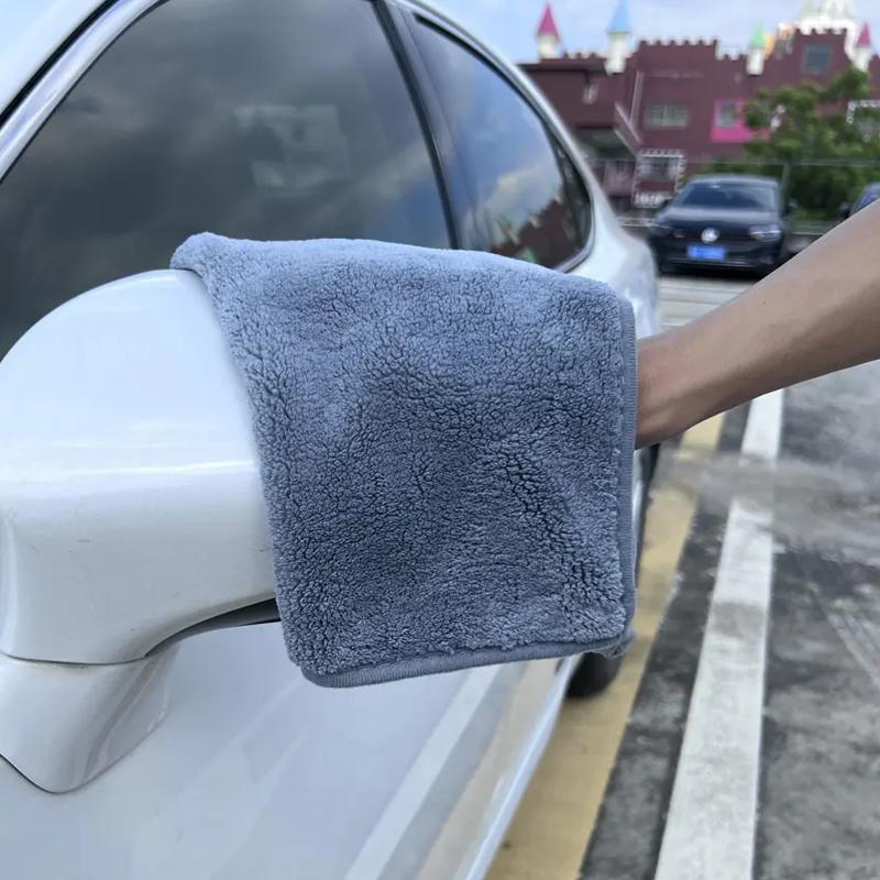 SEAMETAL Mikrofaser Autowaschhandtuch Schnelltrocknend Autoreinigung Extra Weiches Tuch Hohe Wasseraufnahme Für Autowaschzubehör