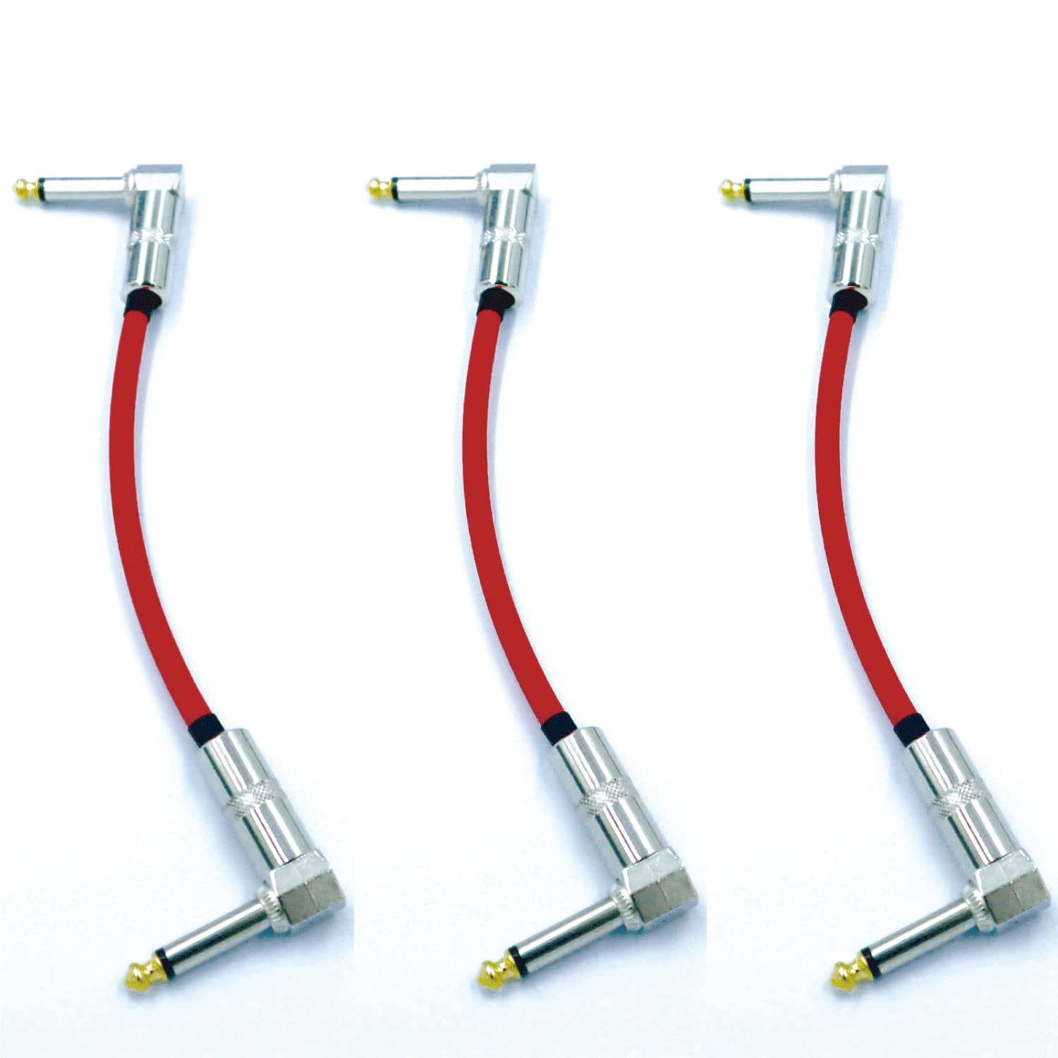 

KM sound CANARE Red patch cable plug 15cm set of 3 GS-6 L-L червоний