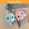 Adorable Reversible Octopus Plush Keychain Cute Couple Charm Short Plush Toy Pp Cotton