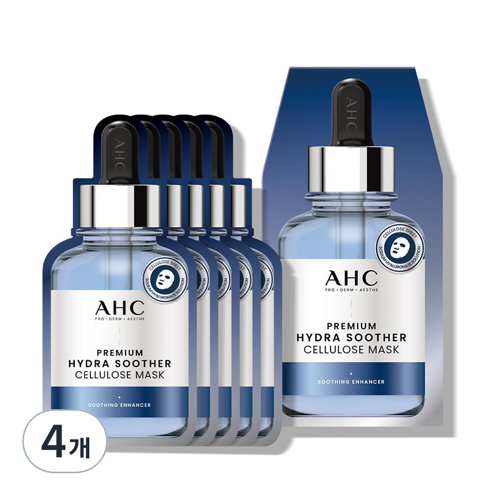 

Маска-успокаивающая целлюлоза AHC Premium Hydra Soother, 5 упаковок, 4 шт.