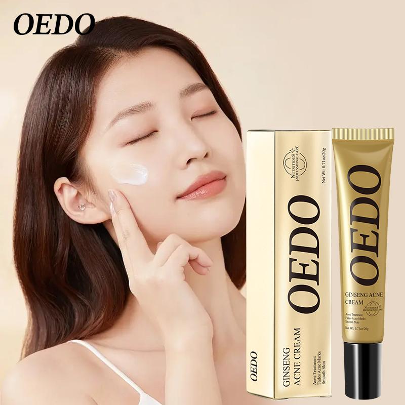 Plant Extraction Repair Acne Cream Ginseng Scutellariae Extract Face Care Acne Treatment Skin Care Facial Cream Whitening 20g