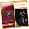 CLISPEED 2pcs Car Sticker Cool Car Sticker Pet Paw Car Sticker