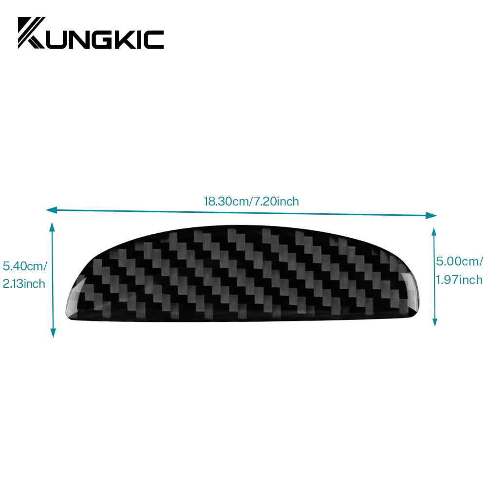 Real Soft Carbon Fiber Sticker For Seat Leon 2005 2006 2007 2008 2009 2010 2011 2012 LHD RHD Car Co-Pilot Storage Box Trim