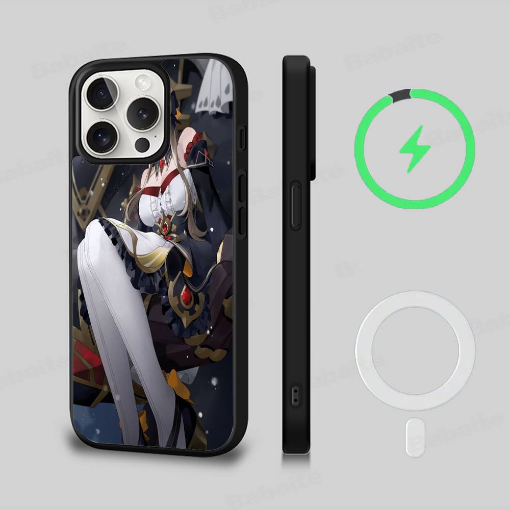 

Game Genshin Impact Sandrone Magnetic Wireless Phone Case For IPhone 17 16 15 14 13 12 11 Pro Max Plus Mag Phone Cover iPhone 16pro max