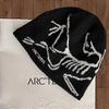 Czapka zimowa Arc'teryx Bird Head Toque Czarna Wełna Merino Dzianinowa Czapka Zimowa Unisex Czarny stya