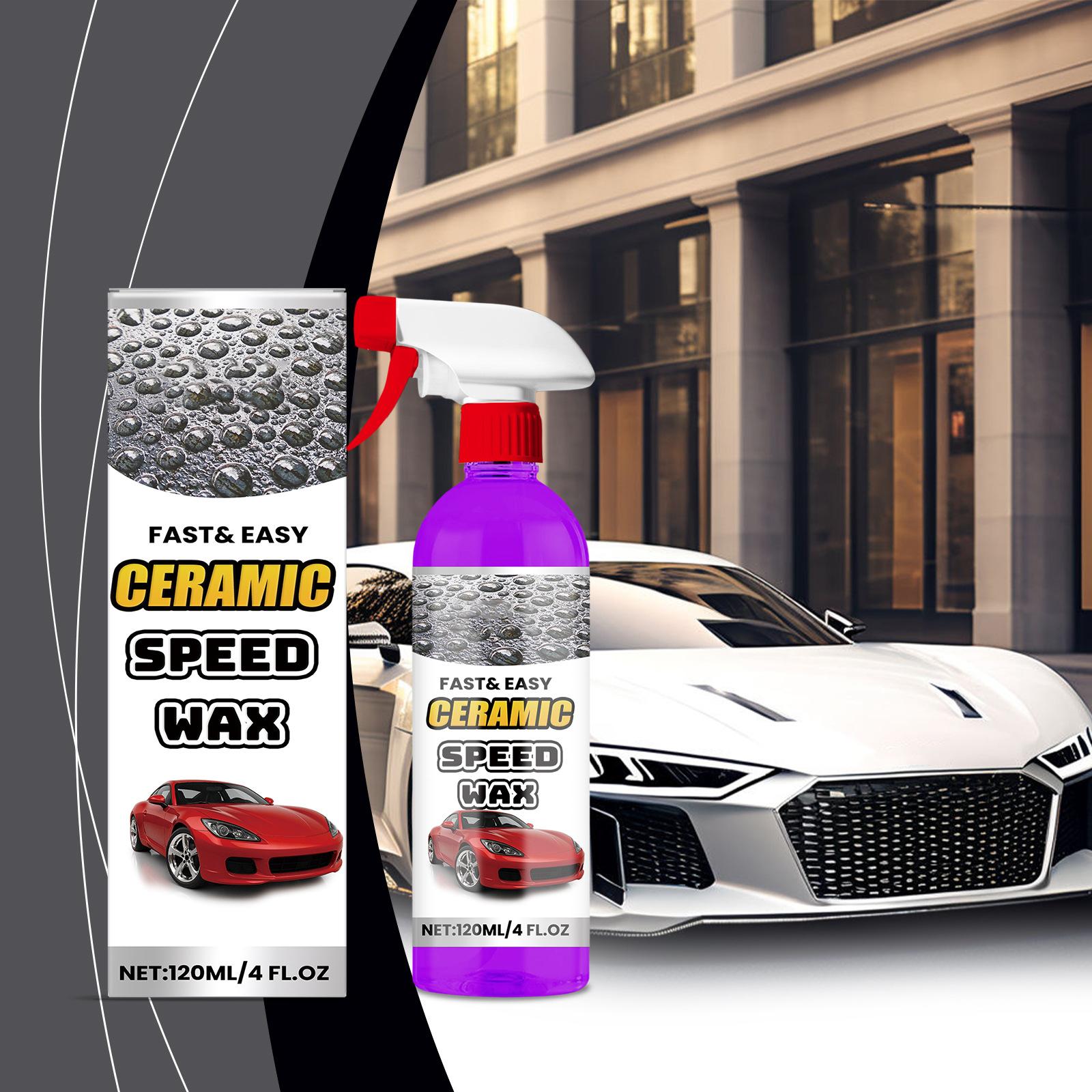

Car Coating Spray, Car Paint Refurbishing Liquid Waterproofing, Stain Repellency, And Brightening Spray 120ml One Size