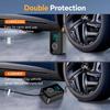 Tire Inflator Portable  Compressor,150 PSI Portable Tire Inflator with Digital Display and LED Light, Cordless Tire   for Cars, Motorcycle, Bike, Bal