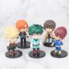 5Pcs/Set Anime My Hero Academia Action Figures Midoriya Izuku Bakugou Katsuki Todoroki Shouto Ochaco Uraraka Kirishima Model To