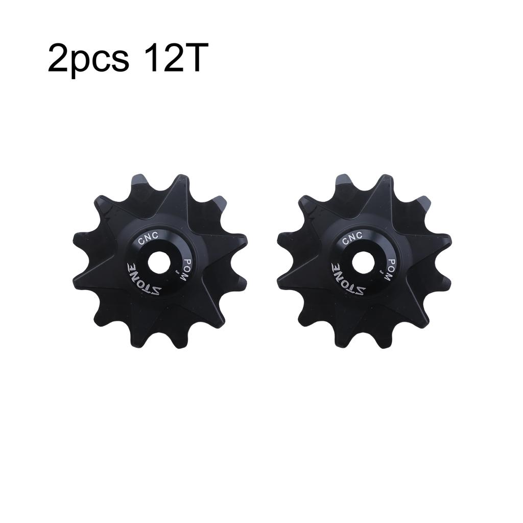 Stone Narrow Wide 12s Pulley Wheel Gear Guide Roller Jockey 10t 12t 14t 16t High Strength Resin Smooth Bearing Solid Aero DJC