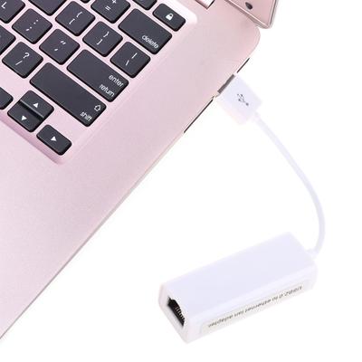 300Mbps Externes kabelgebundenes Netzwerkkarte 2,5G USB 2.0 Typ C zu RJ45 Konverter Gigabit Ethernet LAN-Adapter Hub für MacBook