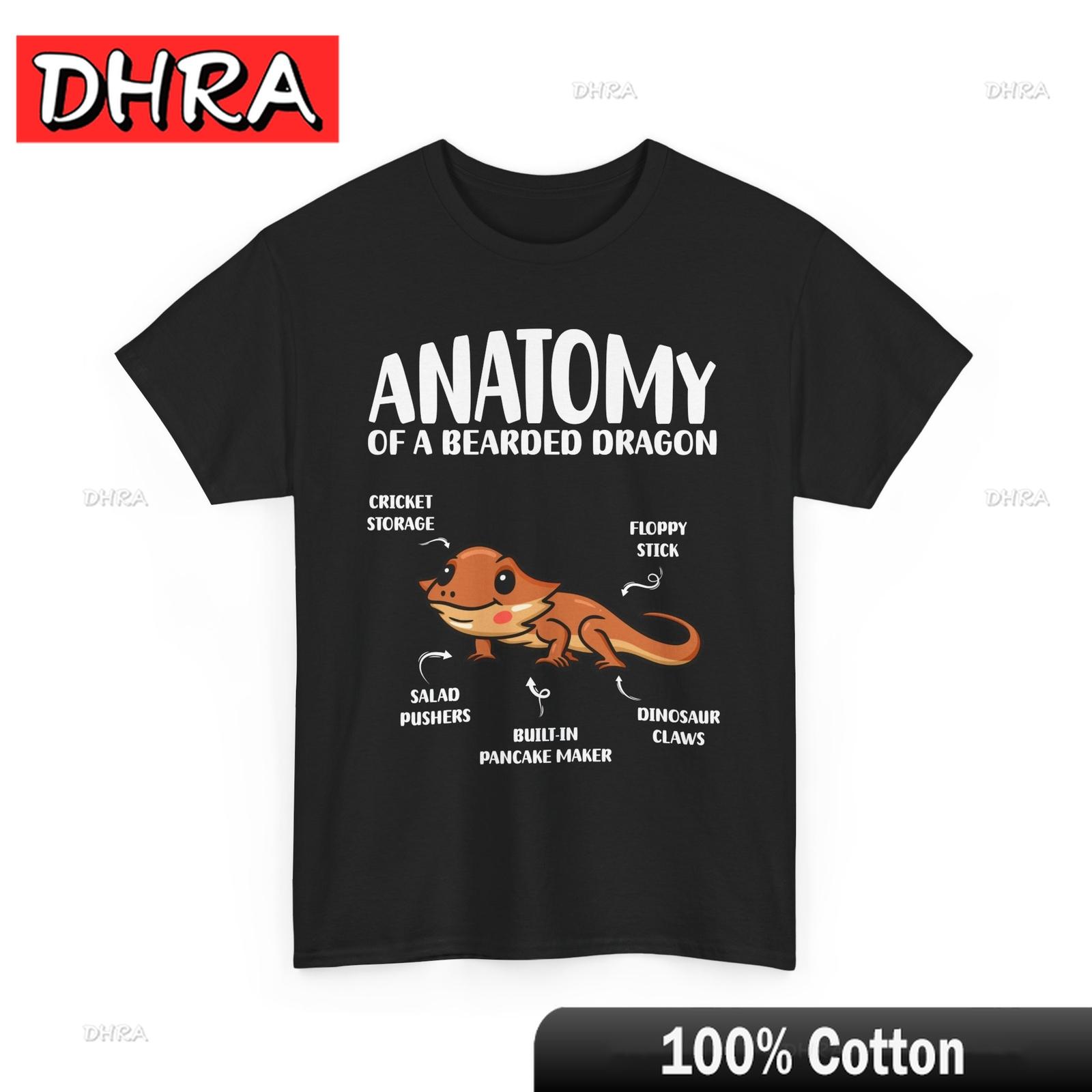 Anatomy of A Bearded Dragon TShirt Bearded Dragon Reptiles Lovers Shirt Tshirts Unique Classic Funny Shirt Anime for Outdoors S