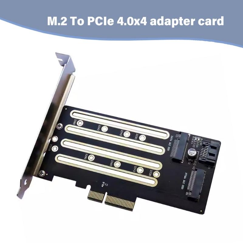 Karty rozszerzeń NVMe M.2 na kartę PCIe 4.0 x4 Adapter M.2 PCIE Kontroler hosta SSD NVMe Karta rozszerzeń dla komputera stacjonarnego
