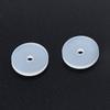 50Pcs Silicone Earring Stopper for Piercings Clear Discs Stabilizer Pads for Droopy Ears Heavy Earring Non Pull Support Patches