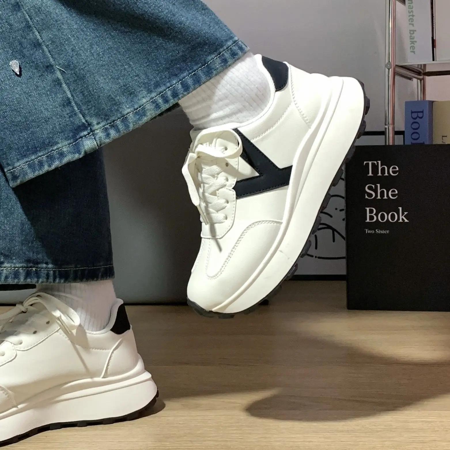 

Fashion Trends 2025 Casual High on Platform Women s Shoes Spring Autumn Light Vulcanized Shoe Deals New In Original Ladies Footwear Sale 40