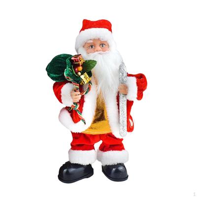 Electric Santa Claus Toy Christmas Ornament Creative Gift Boys Girls with Musical