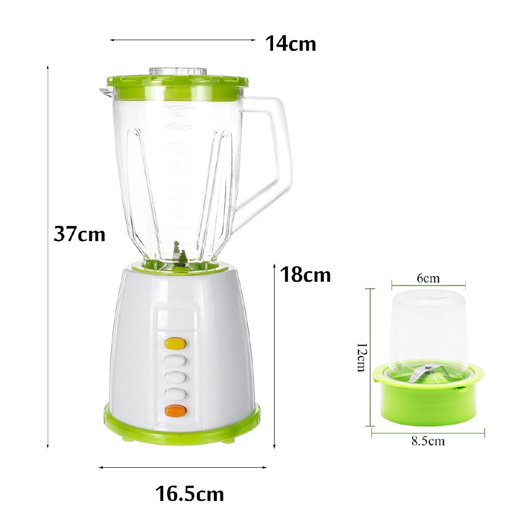1500ML Nutrition Machine Juice blenders Fruit Juicer Mixer Timer-Blenders Ice-Crusher Food-Processor 18x37x14x16.5cm