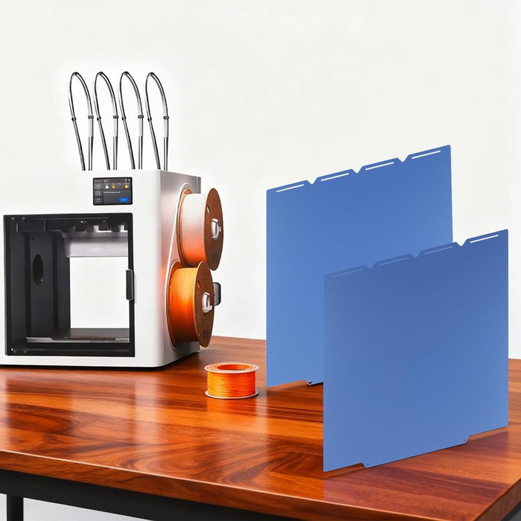 3D Printer Cool Plate Fit for Snapmaker U1 Low Temperature Cold Build 2 Sided Textured Printing Board Sheet Bed Matte Glossy 276x293mm Blue