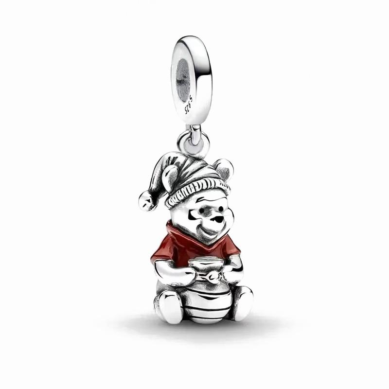 925 Silver Mermaid Princess Witch Flying Elephant Charm Beads DIY Jewelry Fashion Jewelry Accessories