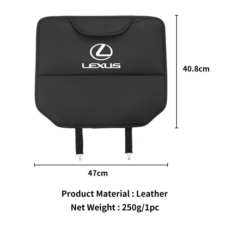 2026 Hot Interior Stickers Car Seat Anti-Kick Pad Seatback Storage Protector Cover Accessories For Lexus CT ES GS NX IS250 CT200
