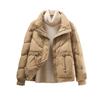 25 New Styles, Down and Cotton Jacket, Women, Winter Thick, Stand Up Collar, Casual Cotton Jacket, Loose, Cotton Coat Jacket, Simple Design