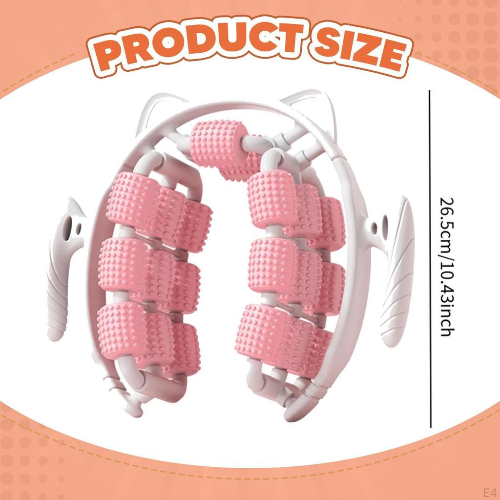 Massage Roller Circular Leg Clamp 20 Wheels Body Sculpting Portable Tool Muscle